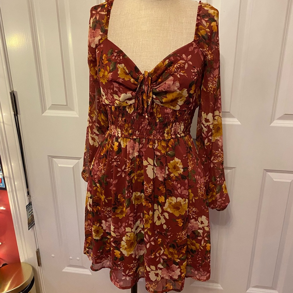 Francesca Autumn Floral Dress